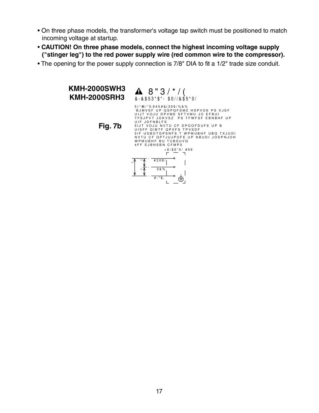 Hoshizaki KMH-2000SWH/3, KMH-2000SRH/3 instruction manual KMH-2000SWH3 KMH-2000SRH3 