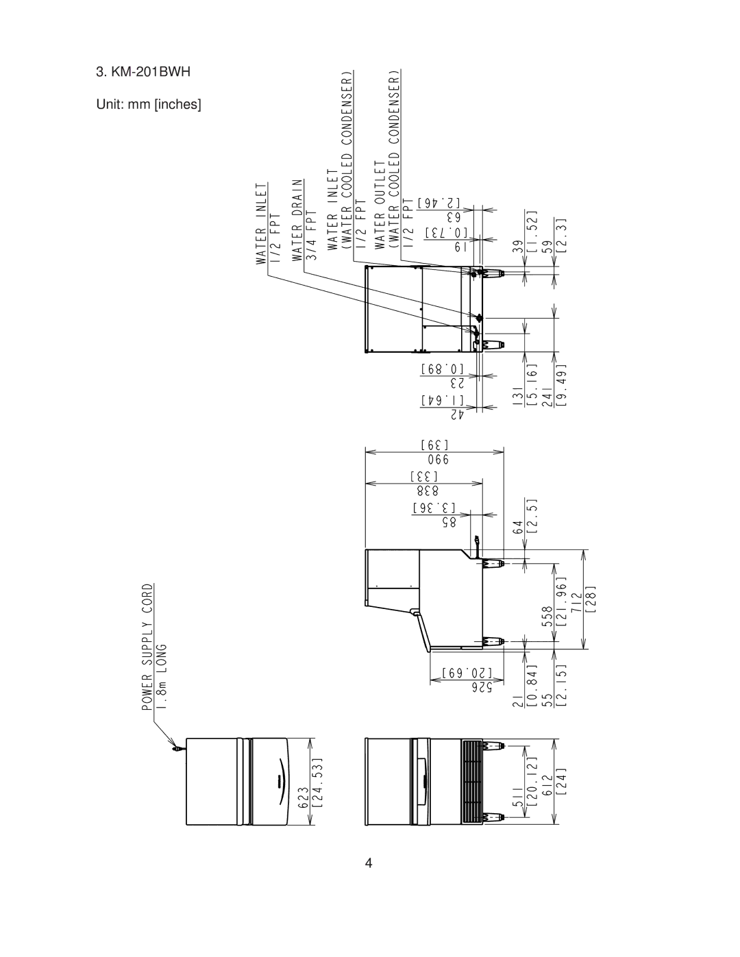 Hoshizaki L1F015102 instruction manual KM-201BWH 