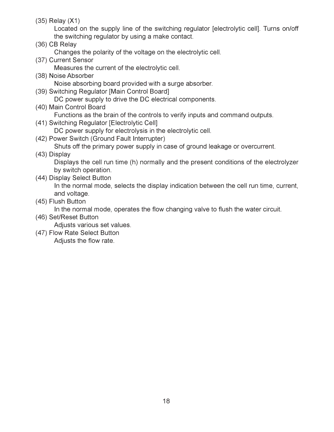 Hoshizaki ROX-20TB2-U service manual 