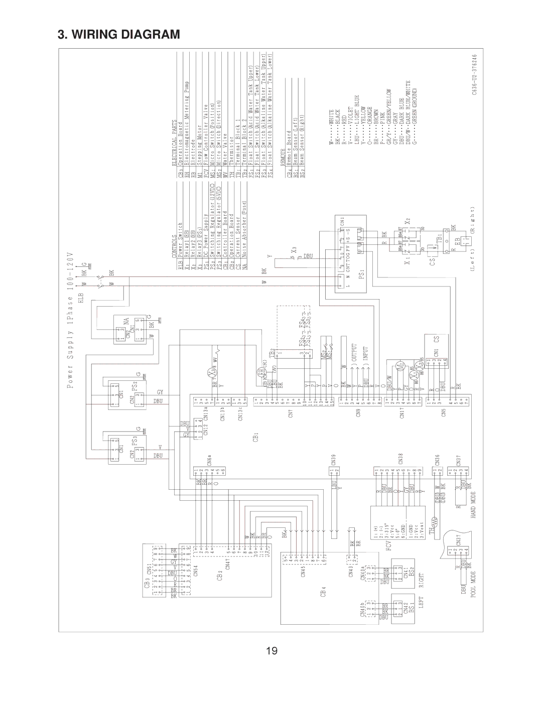 Hoshizaki ROX-20TB2-U service manual Wiring Diagram 