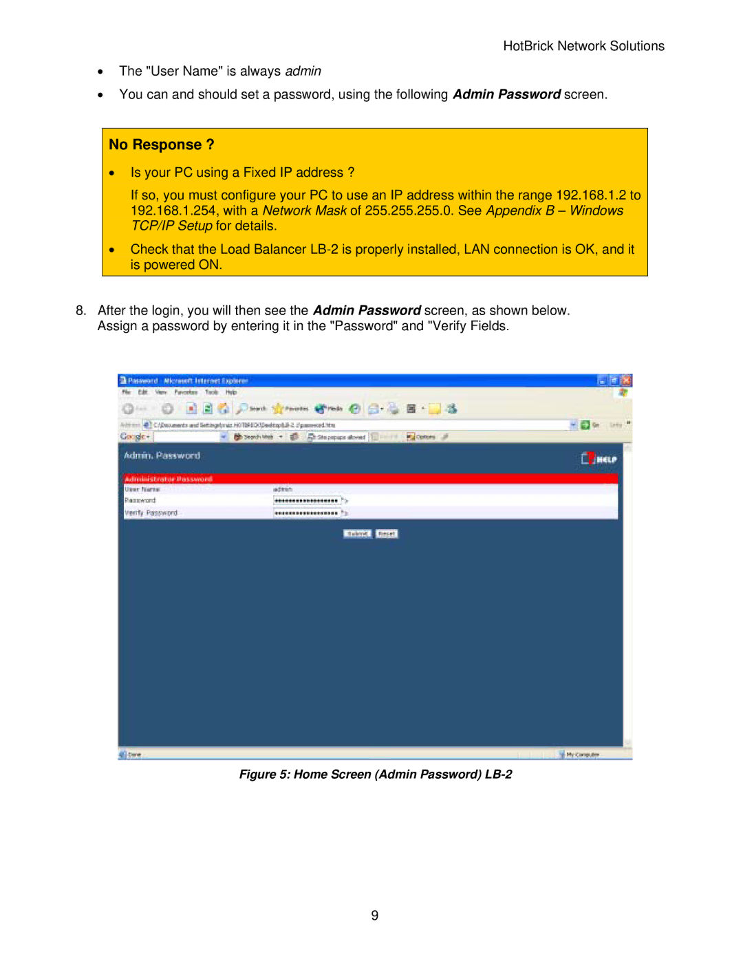 HotBrick LB-2 manual No Response ? 