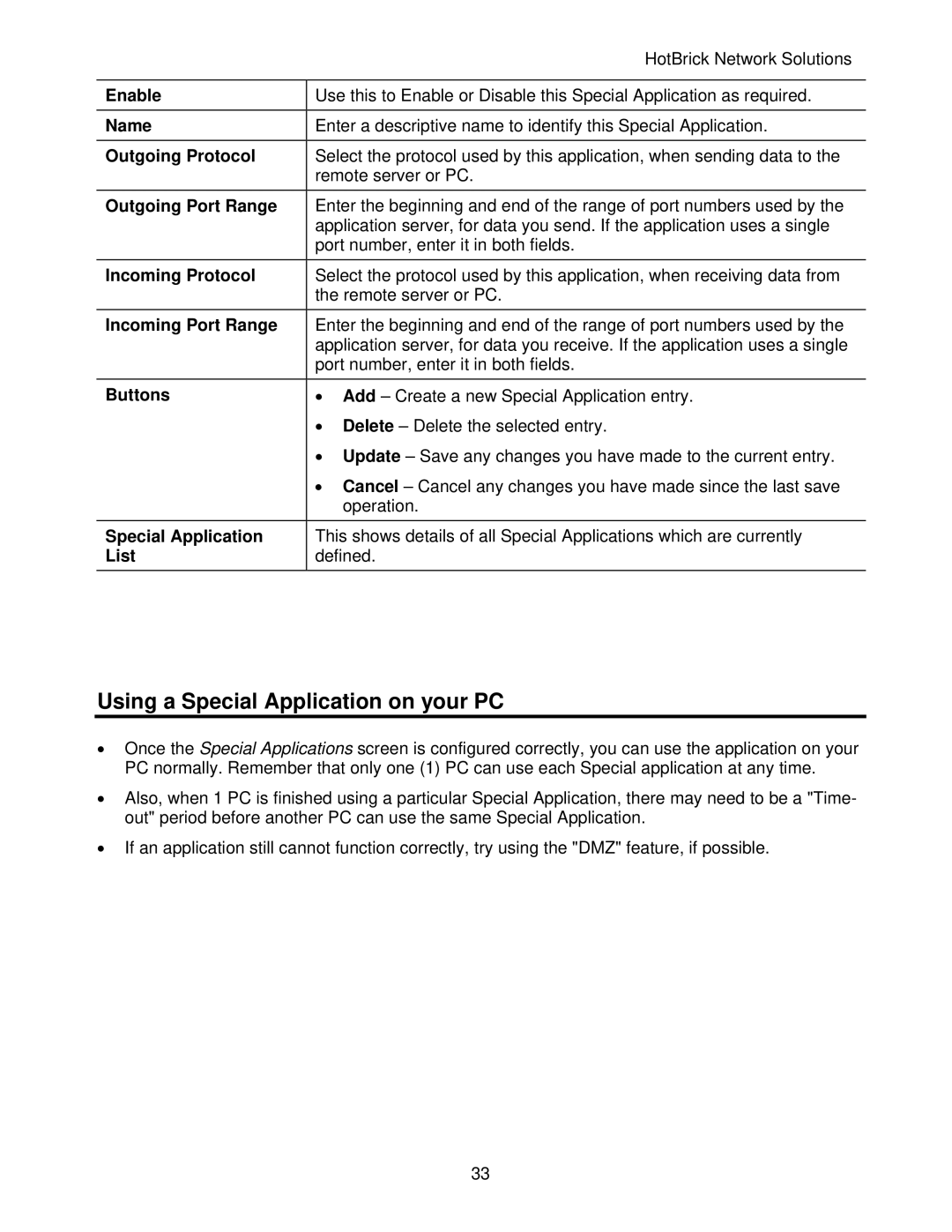 HotBrick LB-2 manual Using a Special Application on your PC 