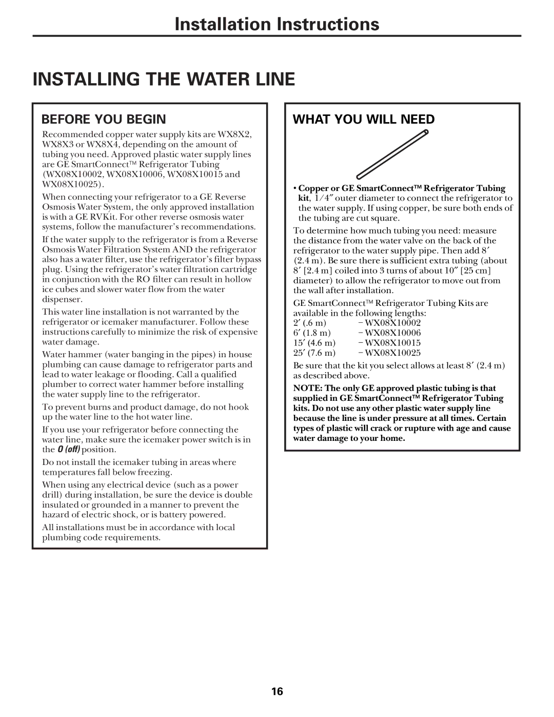 Hotpoint 162D6746P002 manuel dutilisation Before YOU Begin, What YOU will Need 