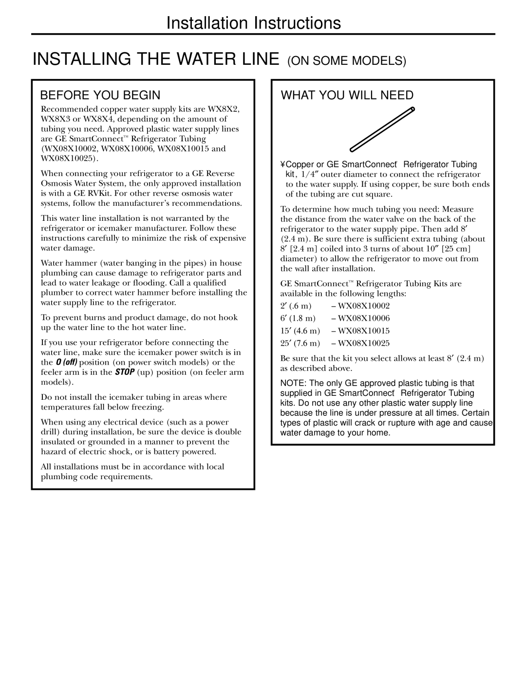 Hotpoint 19 installation instructions Before YOU Begin, What YOU will Need 