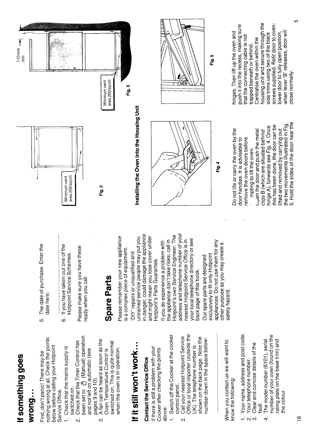 Hotpoint 6101 manual 