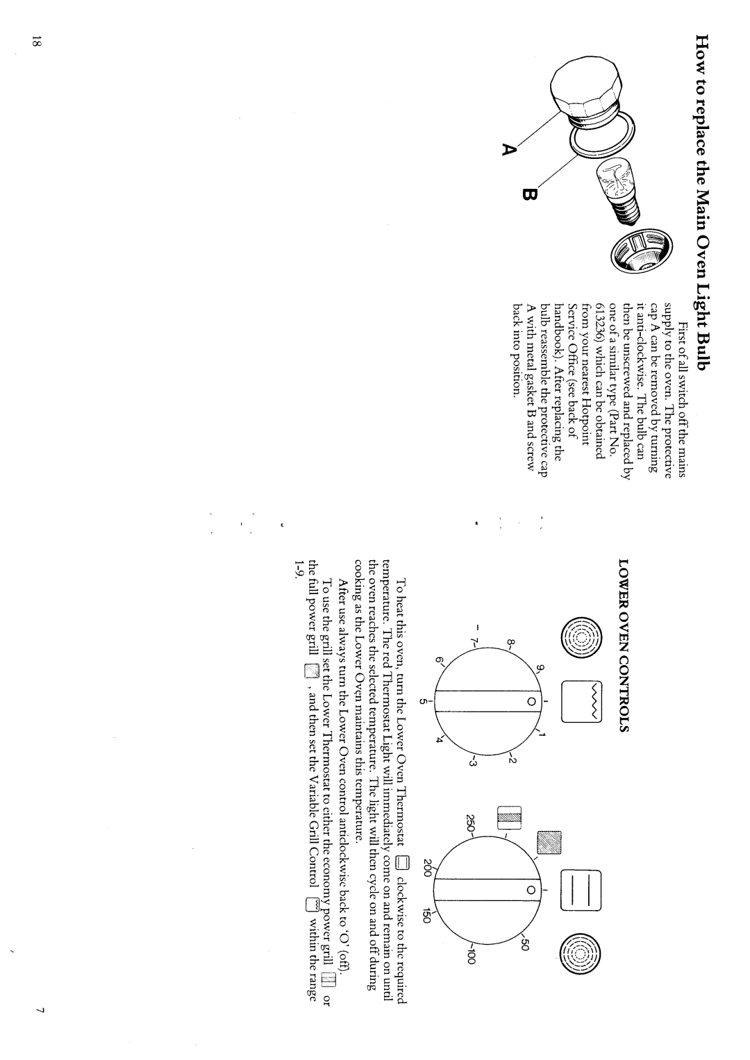 Hotpoint 61250 manual 