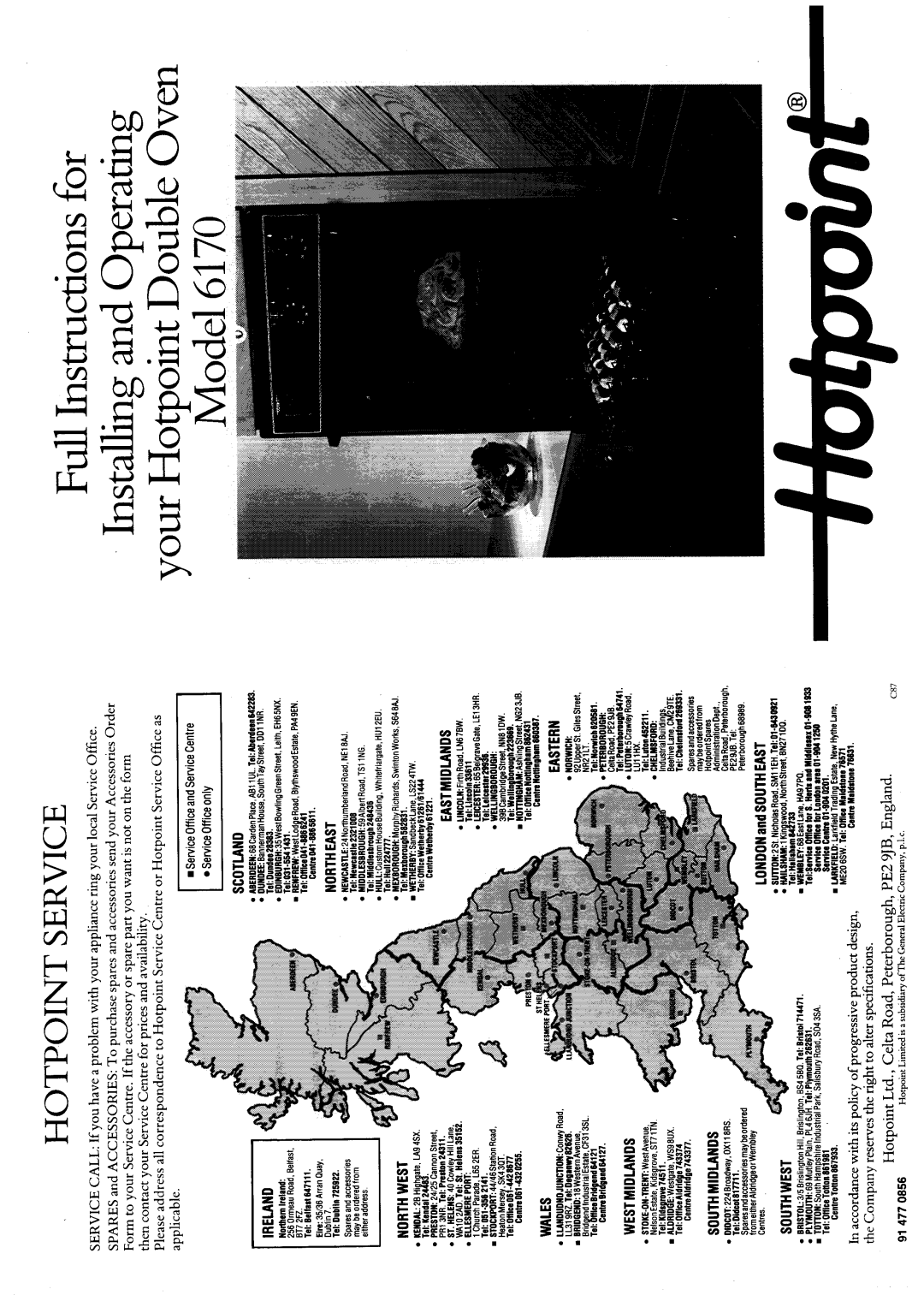 Hotpoint 6170 manual 