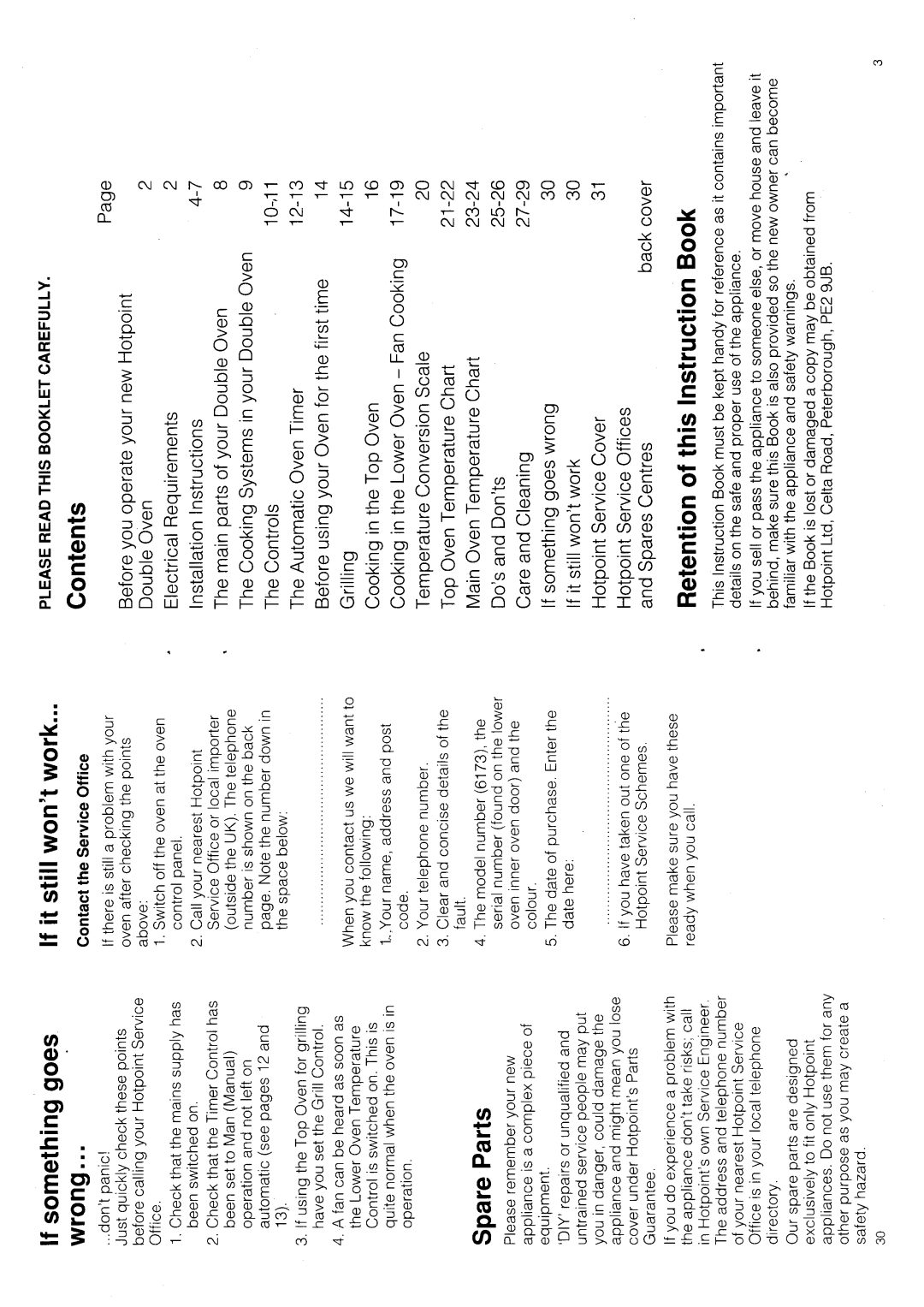 Hotpoint 6173 manual 