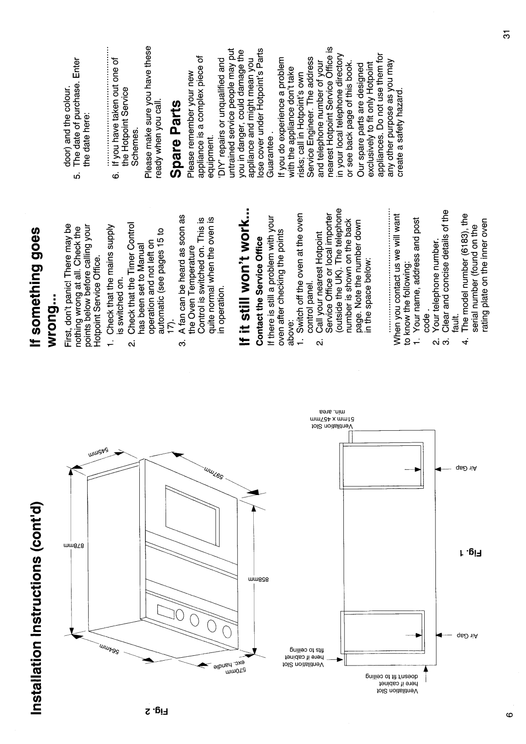 Hotpoint 6183 manual 