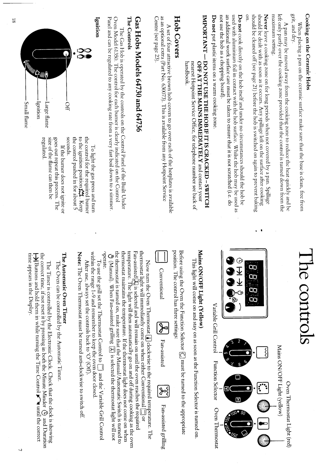 Hotpoint 63210 manual 