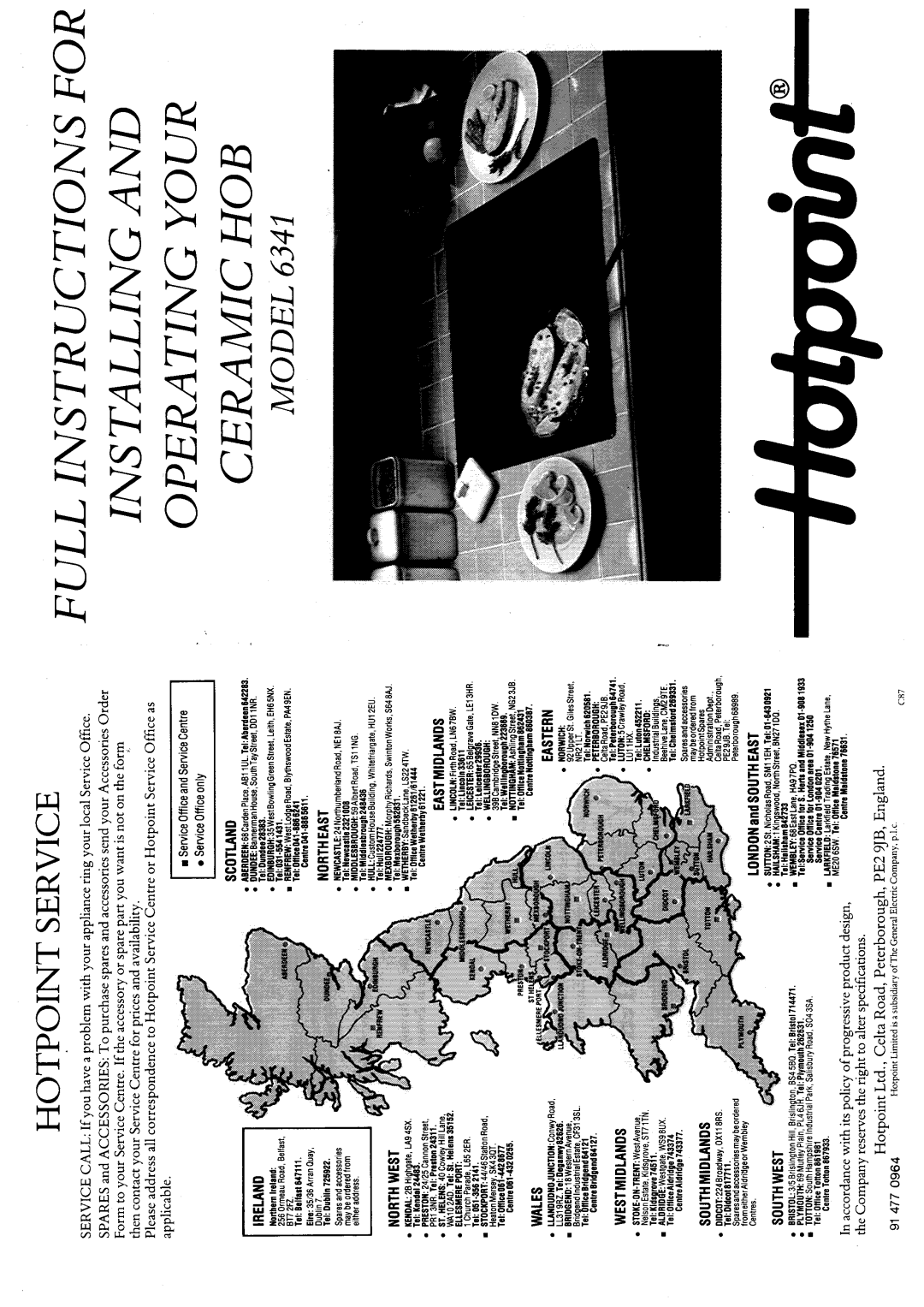 Hotpoint 6341 manual 