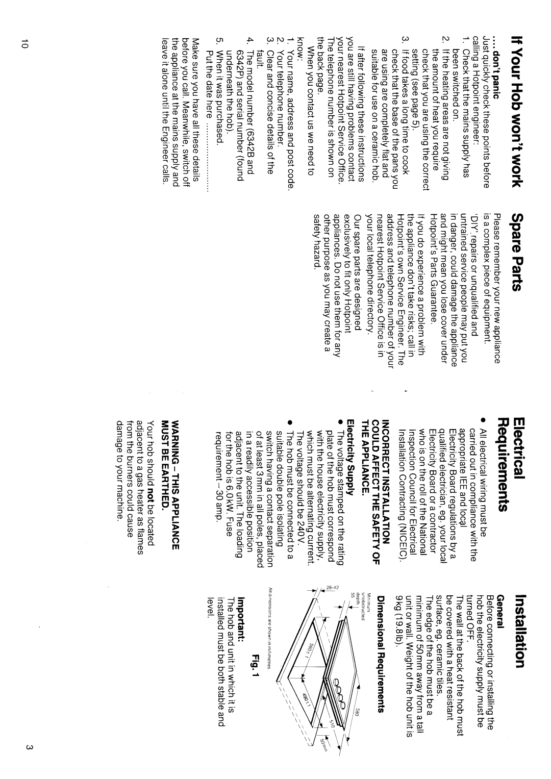 Hotpoint 6342 manual 