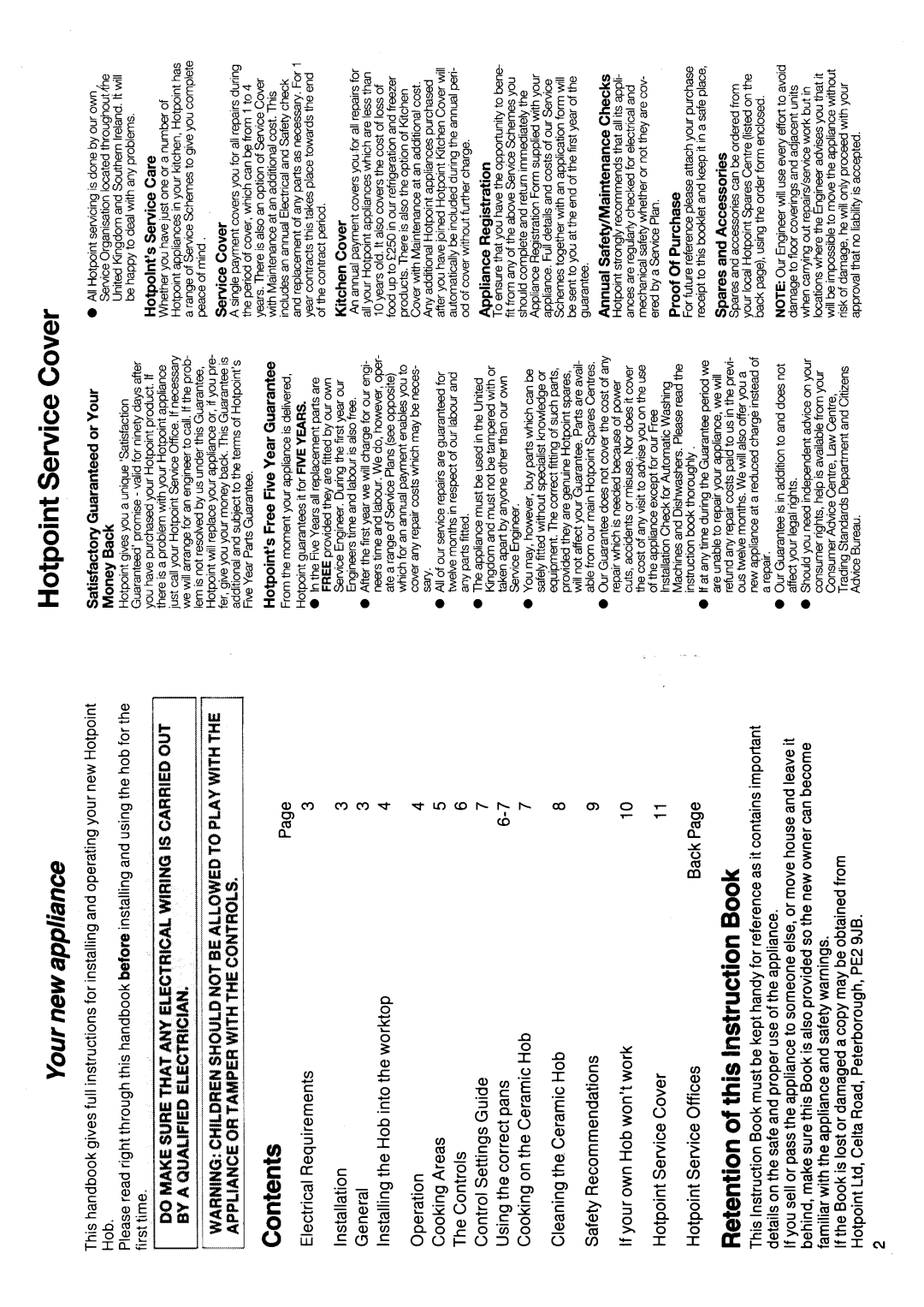 Hotpoint 6344 manual 