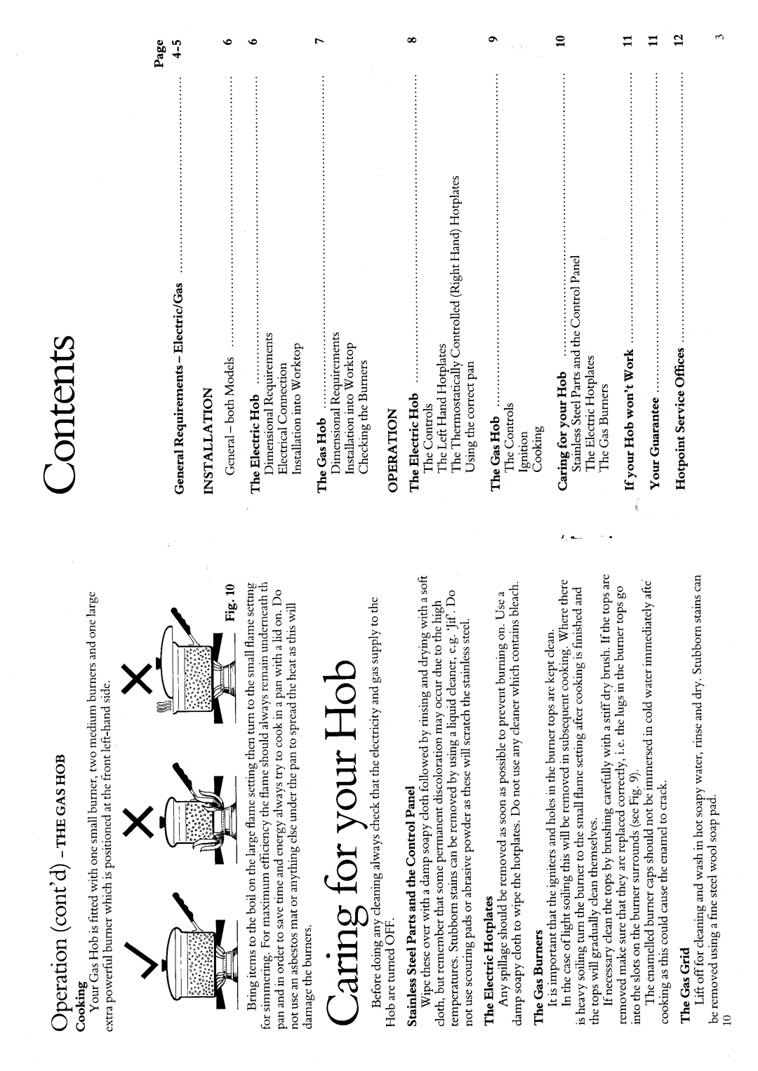 Hotpoint 63550 manual 