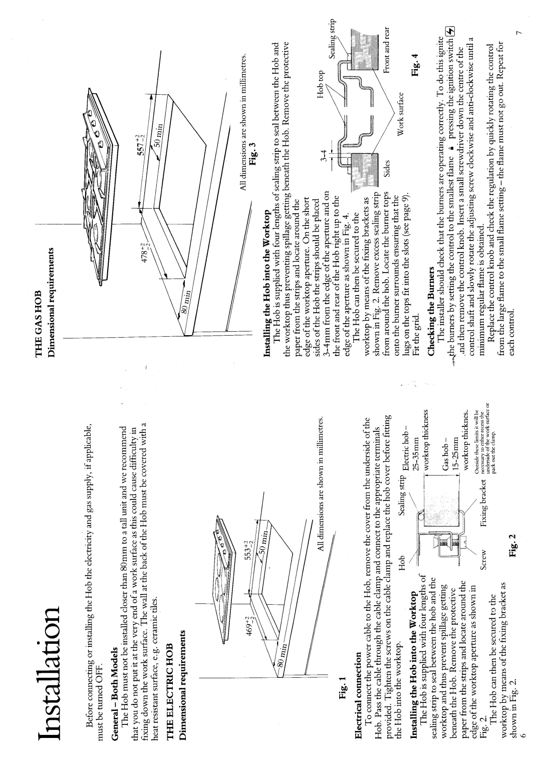 Hotpoint 63550 manual 