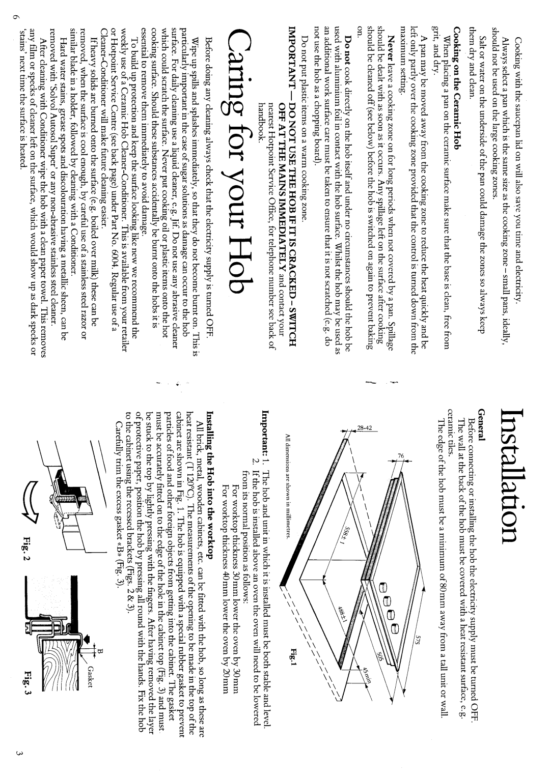 Hotpoint 6361 manual 