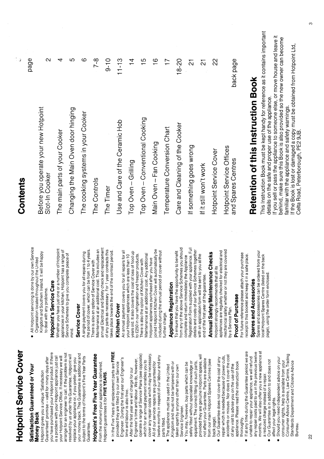 Hotpoint 6511 manual 