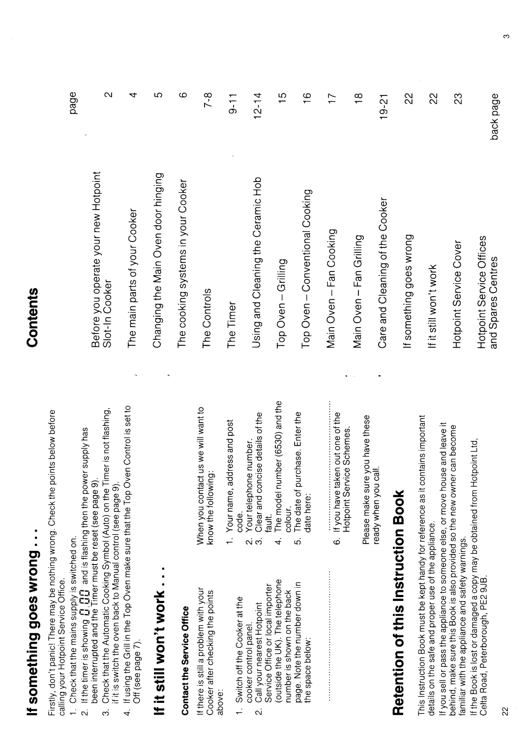 Hotpoint 6530 manual 