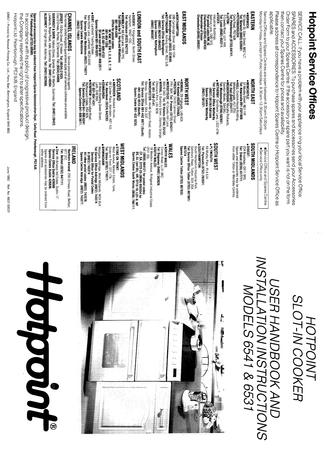 Hotpoint 6531 manual 