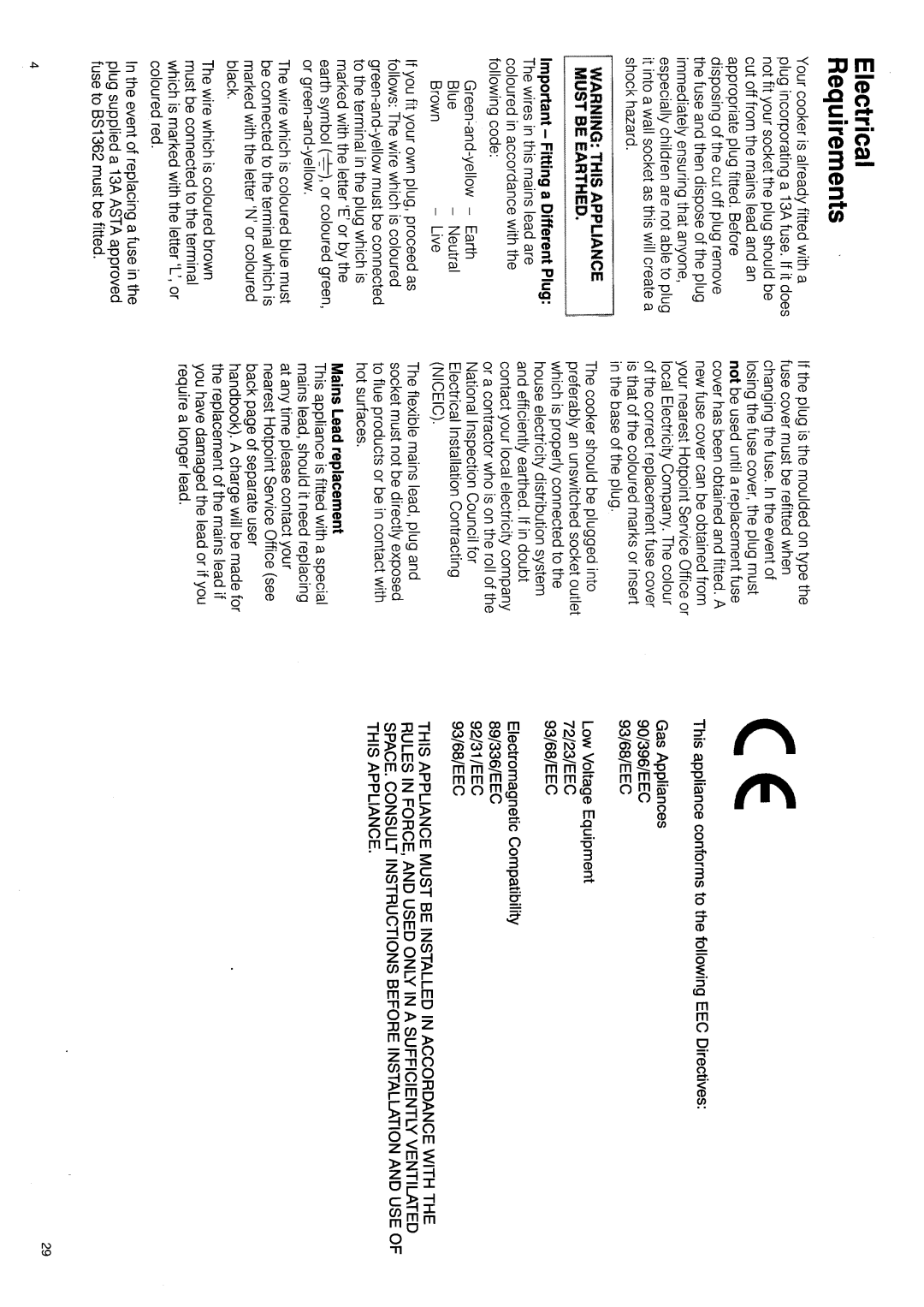 Hotpoint 6556 manual 