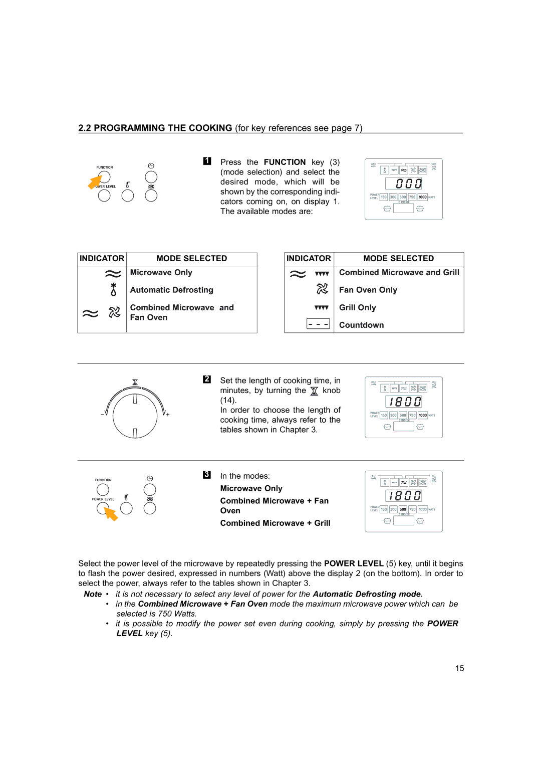 Hotpoint 6685X manual Programming the Cooking for key references see 