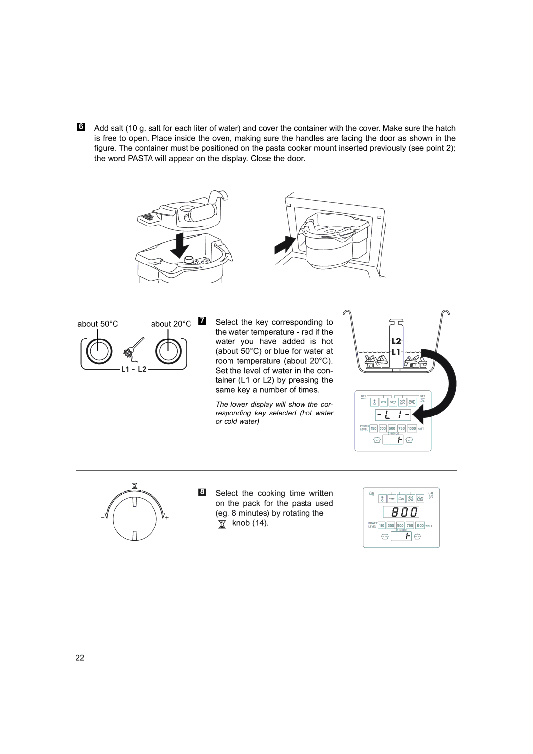 Hotpoint 6685X manual Water you have added is hot 