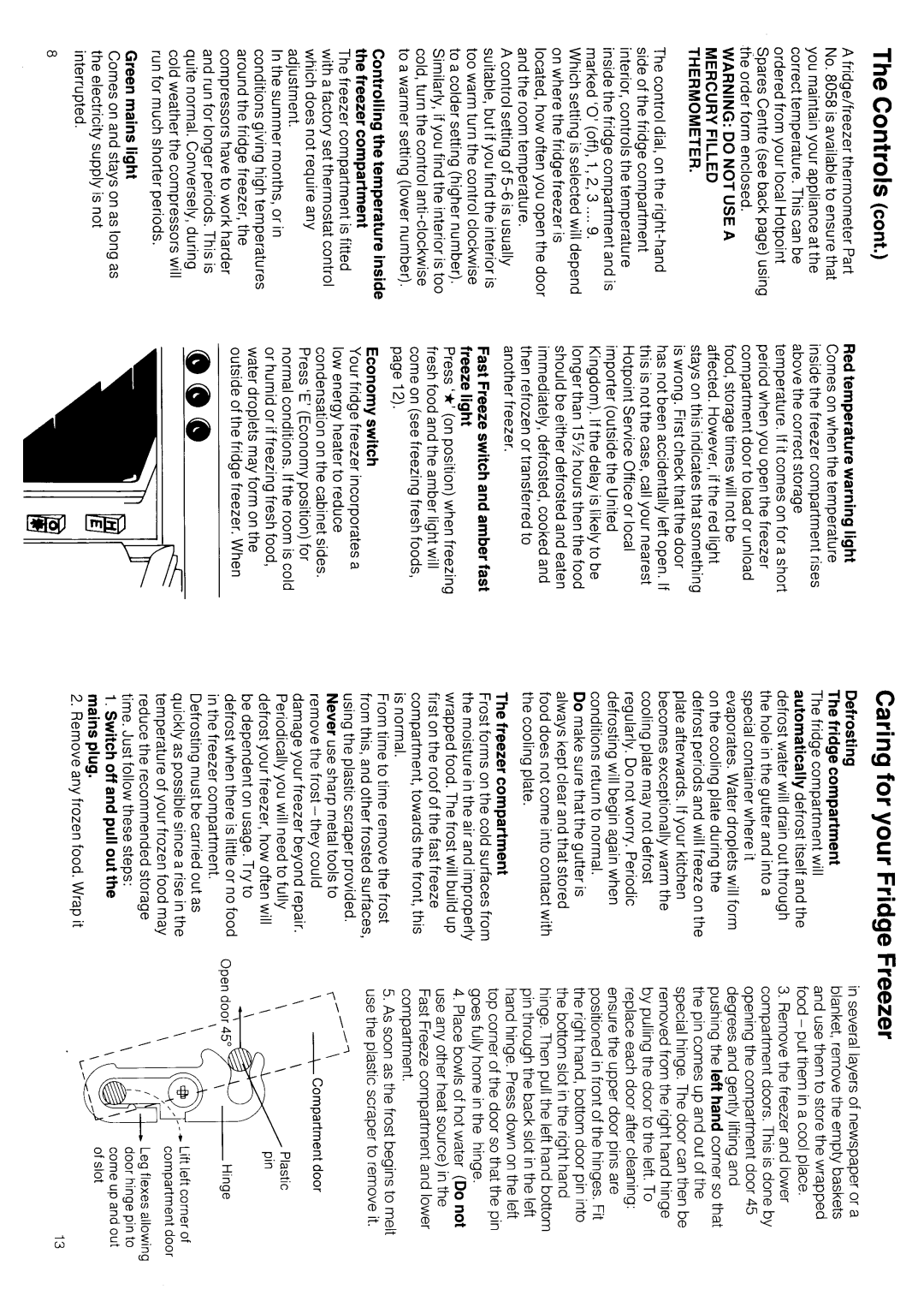 Hotpoint 8562 manual 