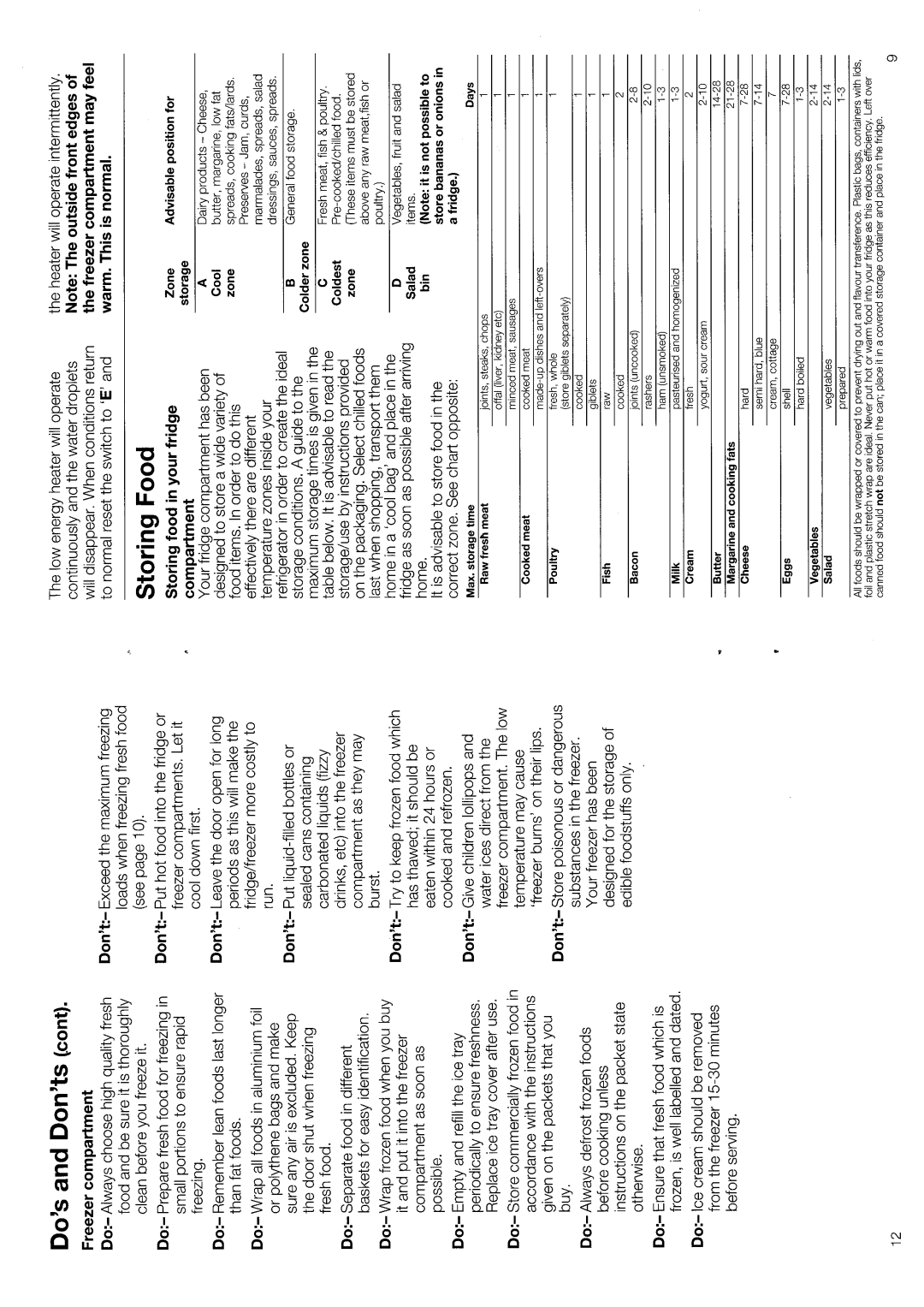 Hotpoint 8594 manual 