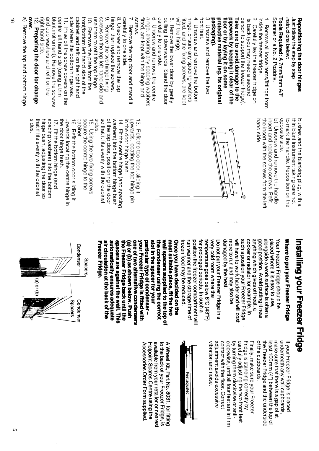 Hotpoint 8642 manual 