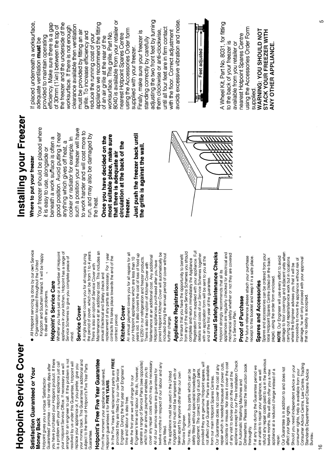 Hotpoint 8792 manual 