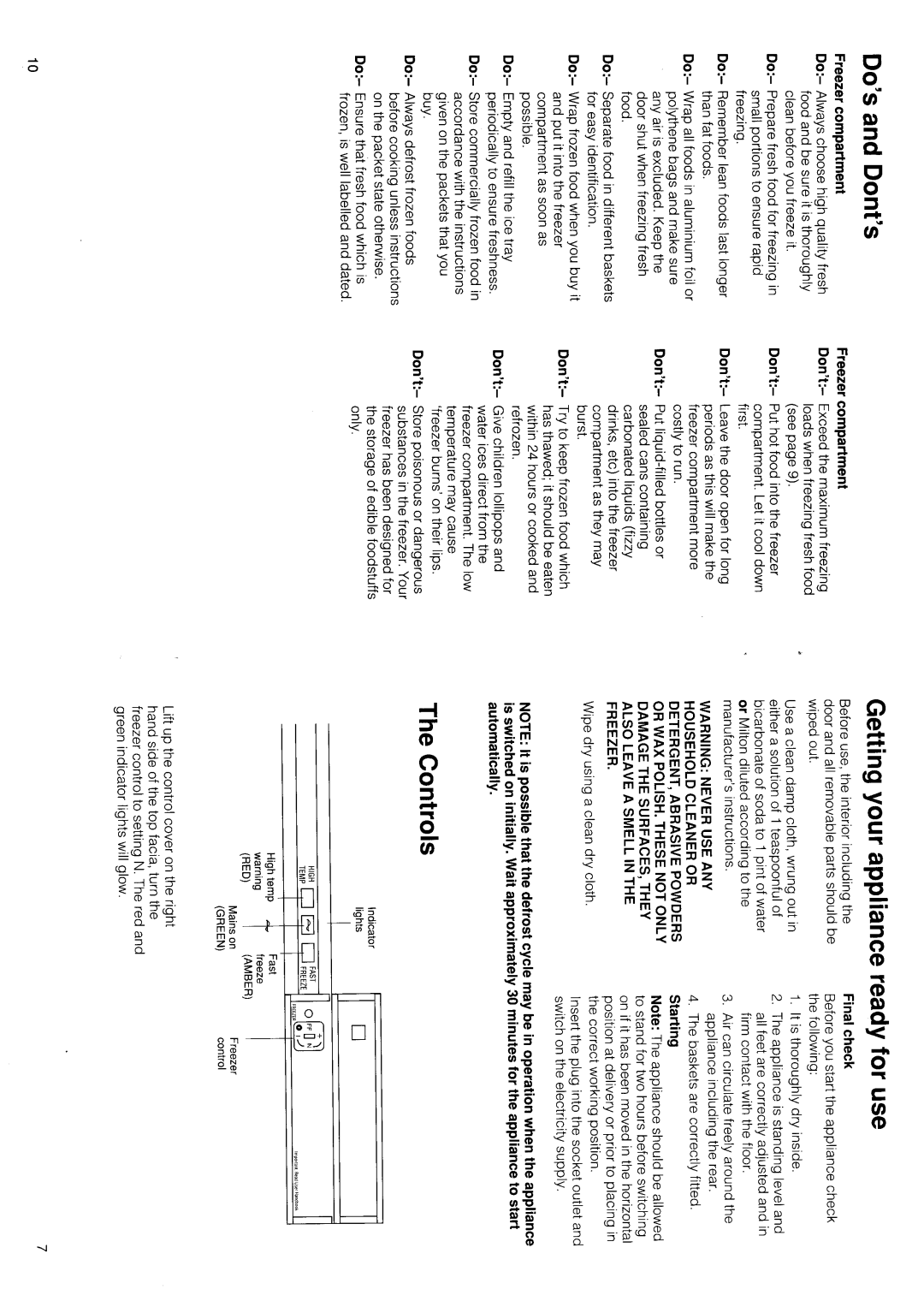 Hotpoint 8795 manual 