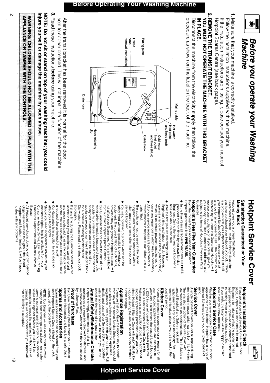 Hotpoint 9506 manual 