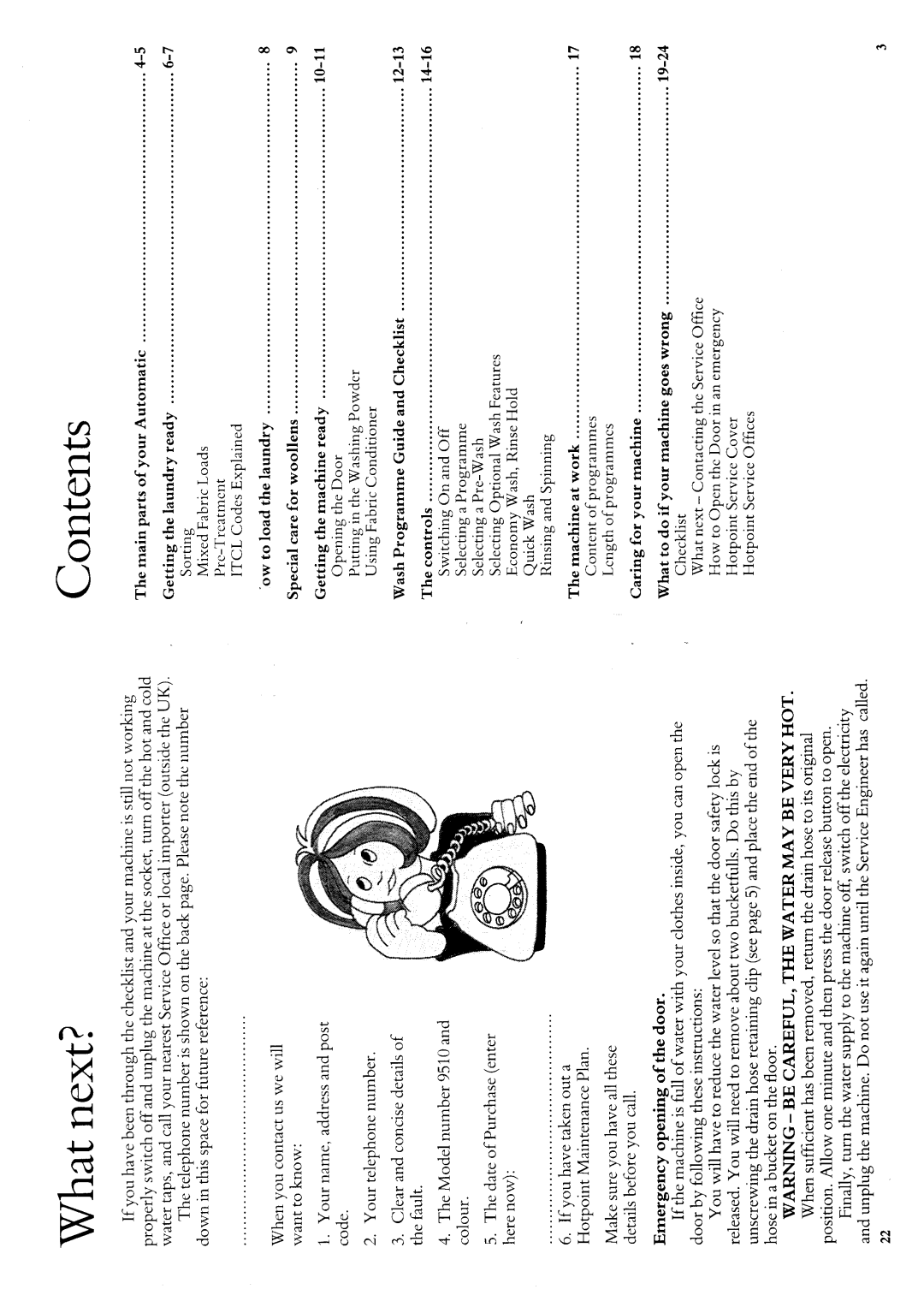 Hotpoint 9510 manual 