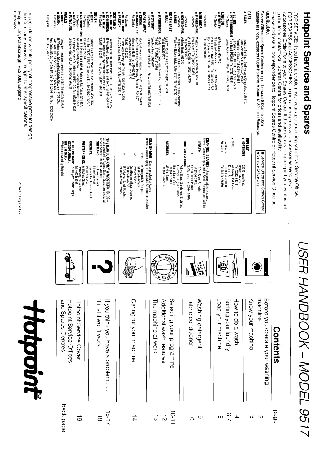 Hotpoint 9517 manual 