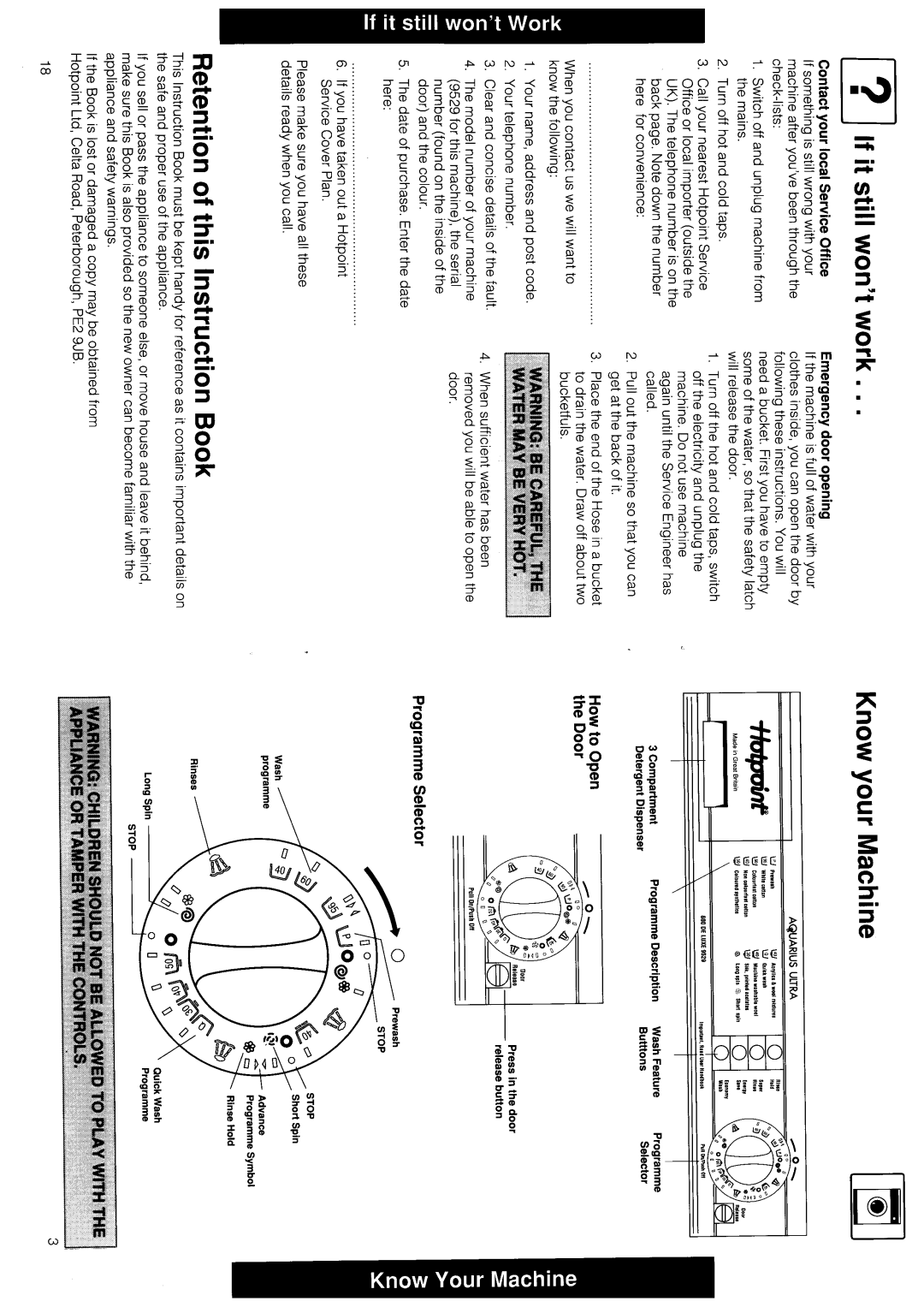 Hotpoint 9529 manual 