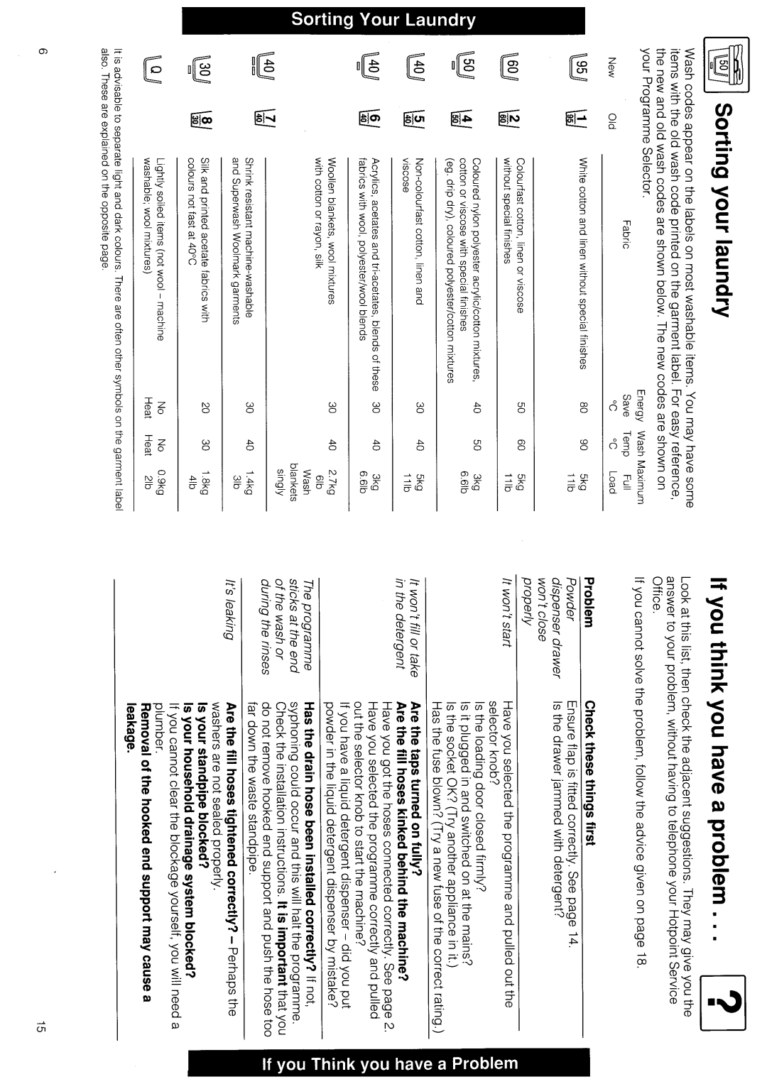 Hotpoint 9529 manual 