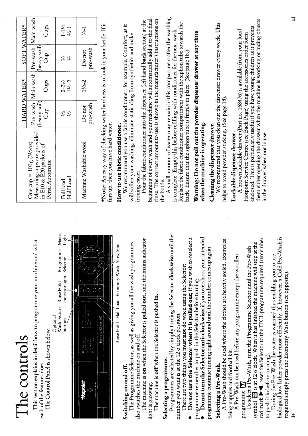 Hotpoint 9530 manual 