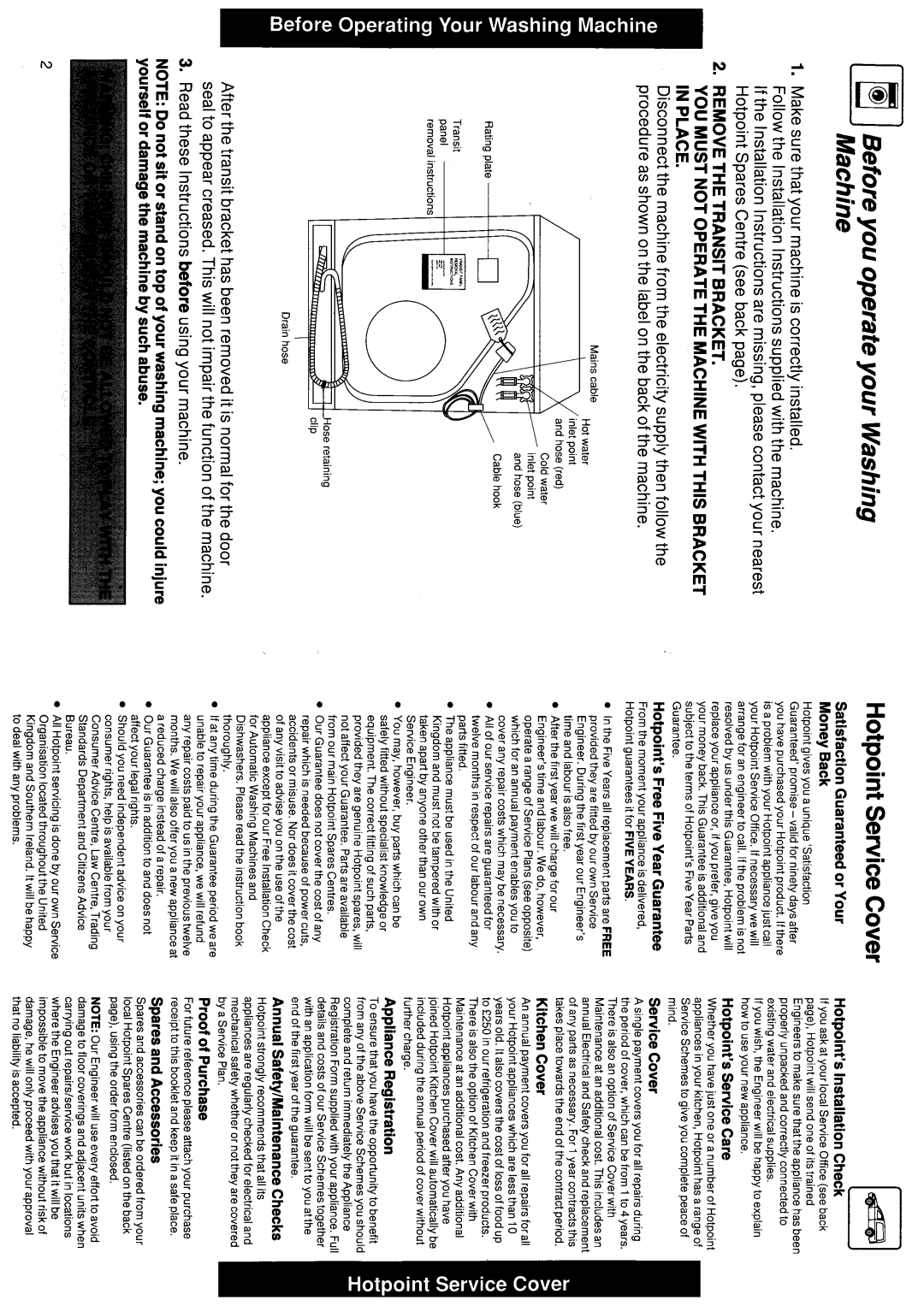 Hotpoint 9537 manual 