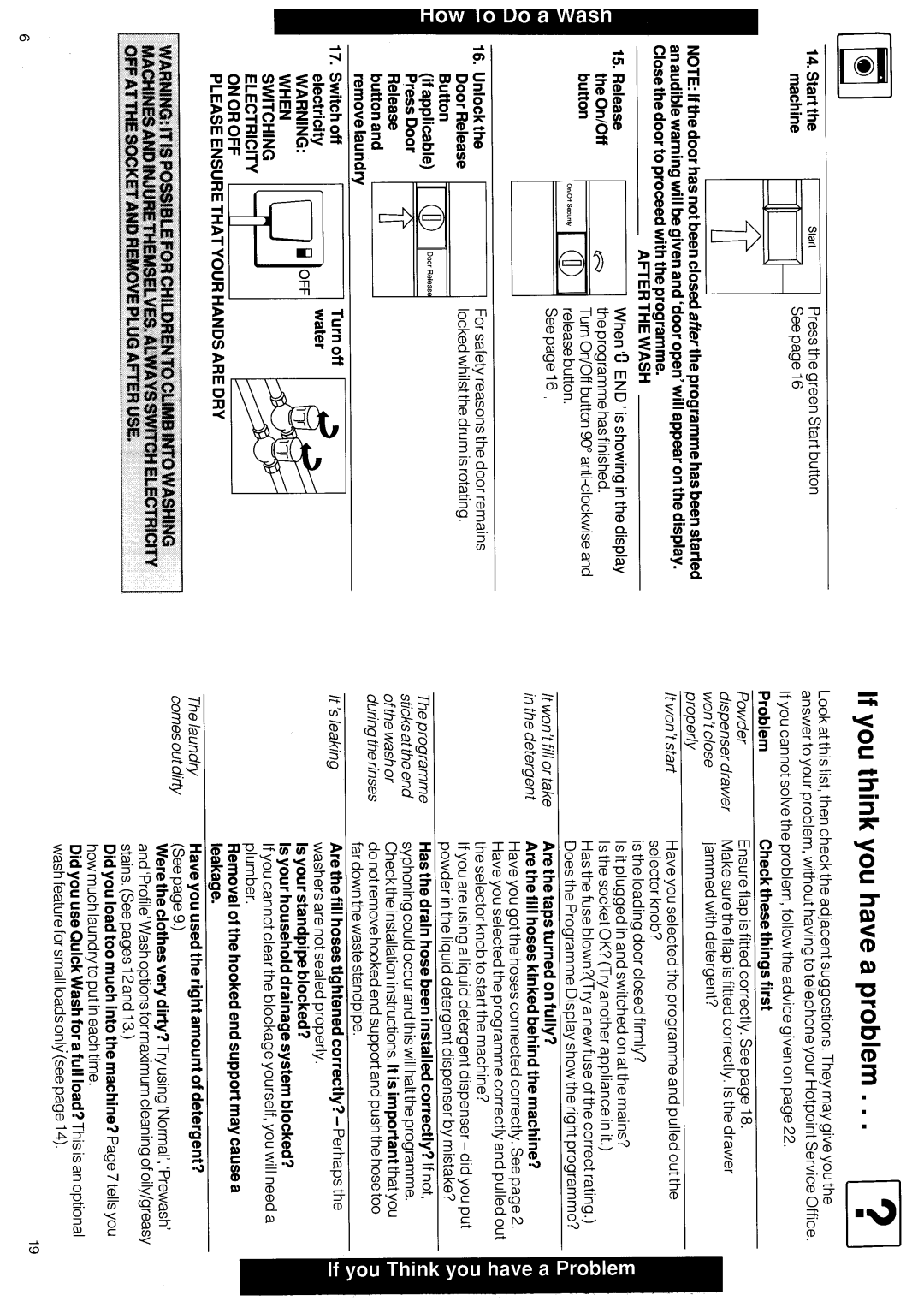 Hotpoint 9567 manual 