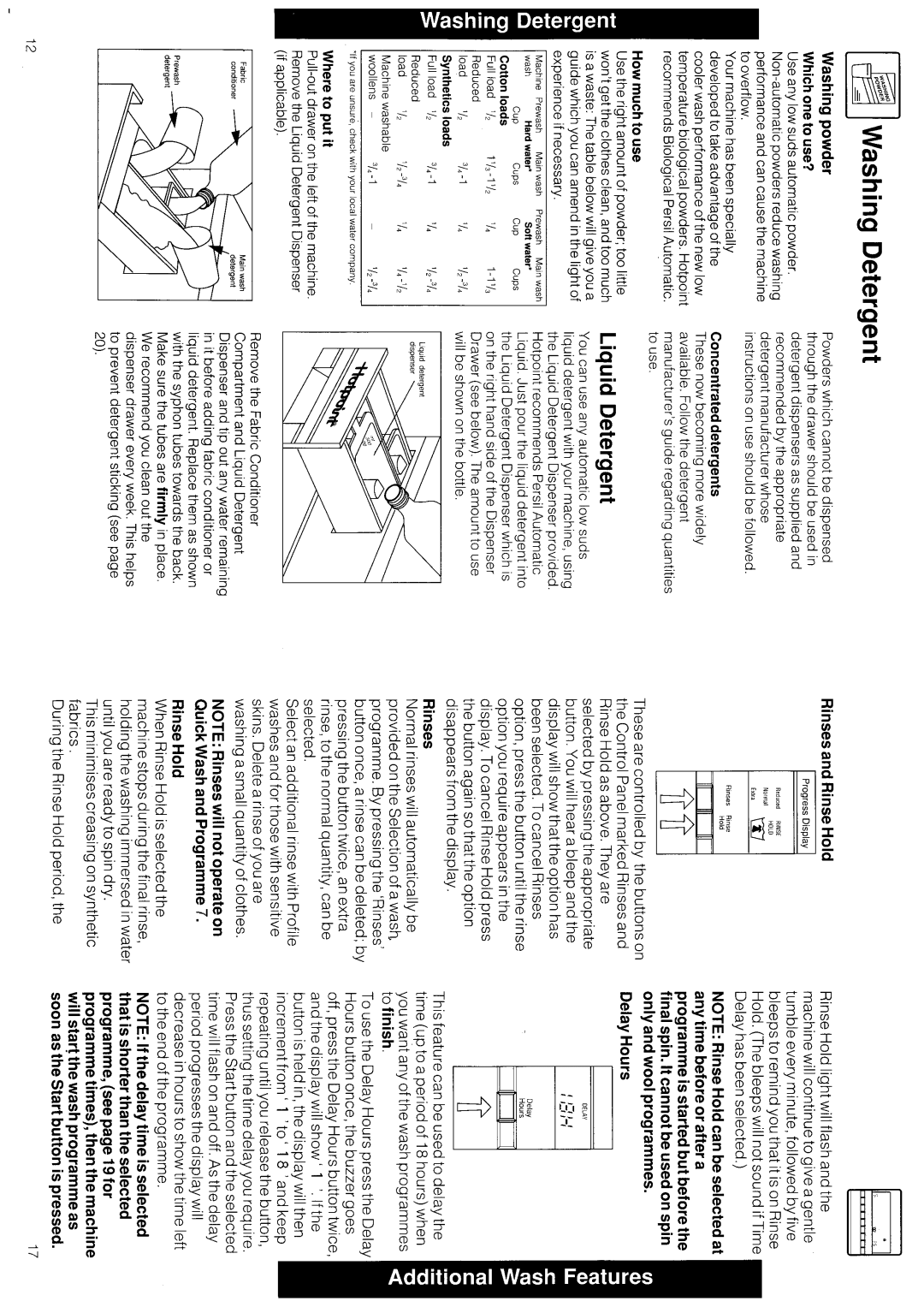 Hotpoint 9586 manual 