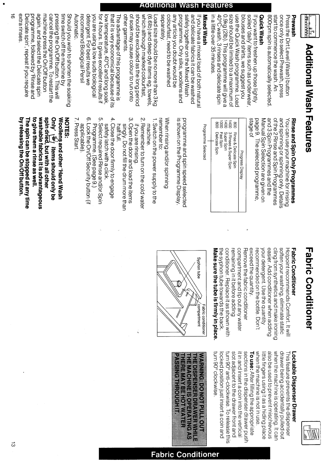 Hotpoint 9586 manual 