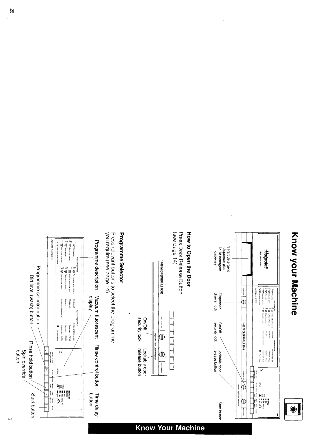 Hotpoint 9586 manual 