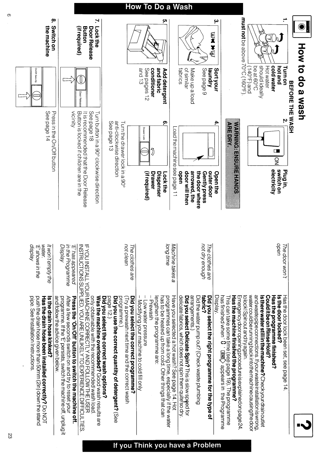 Hotpoint 9586 manual 