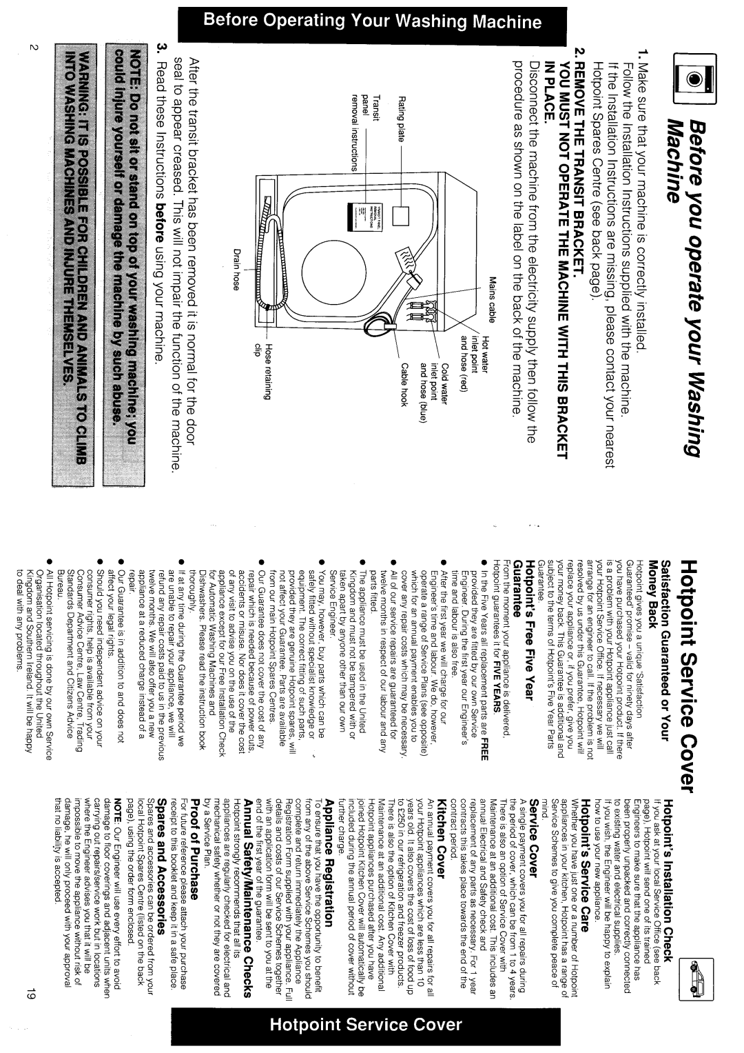 Hotpoint 9773 manual 