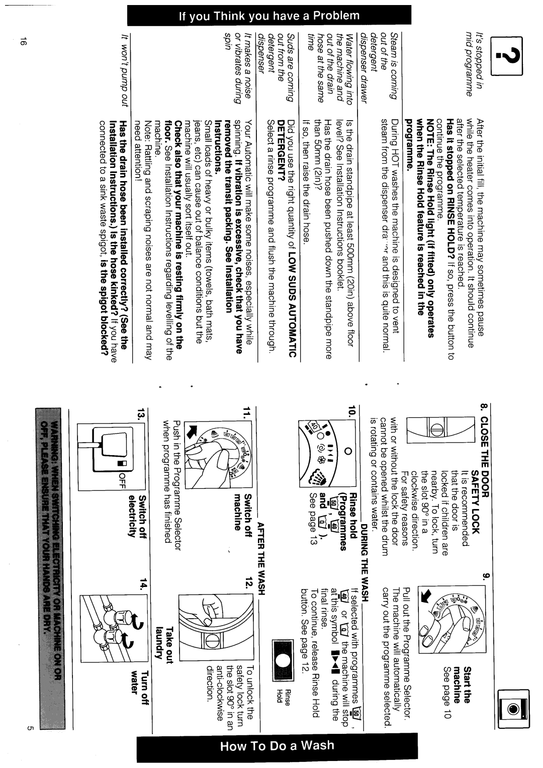 Hotpoint 9773 manual 