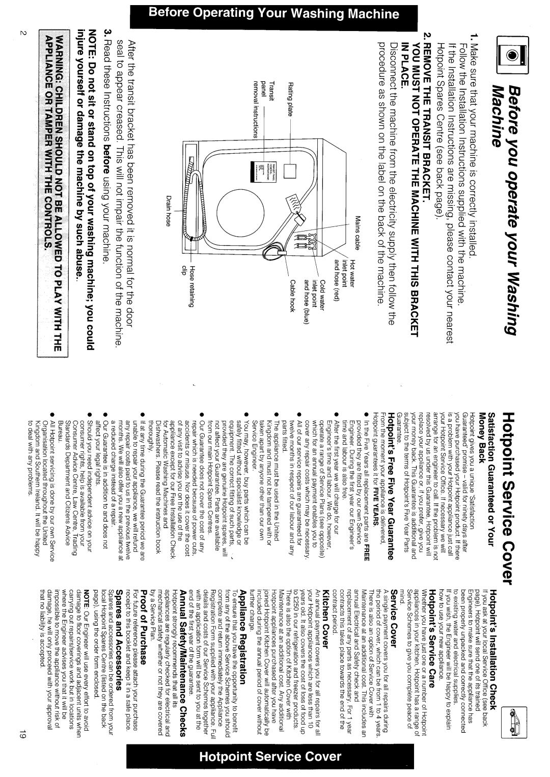 Hotpoint 9774 manual 