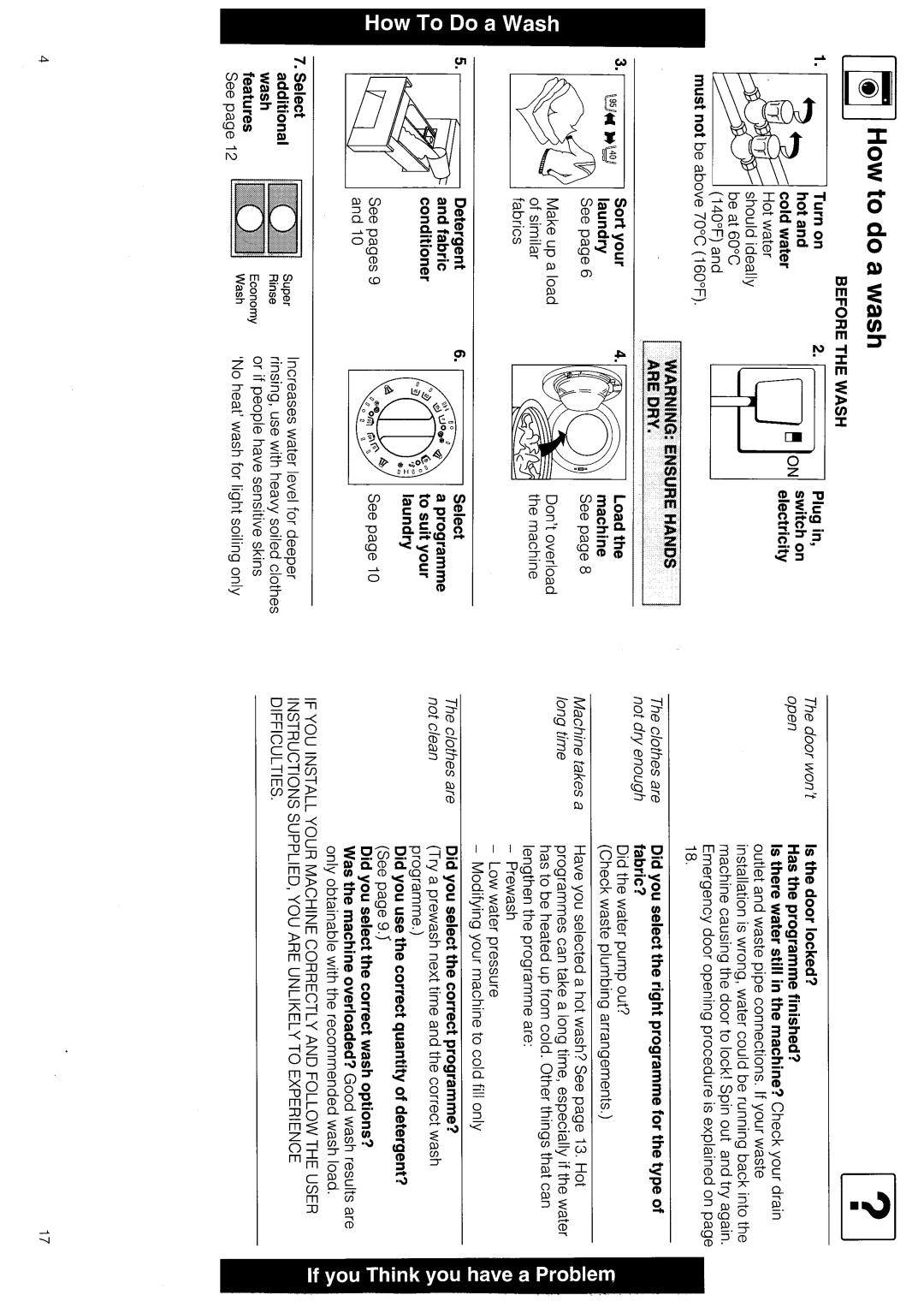 Hotpoint 9774 manual 