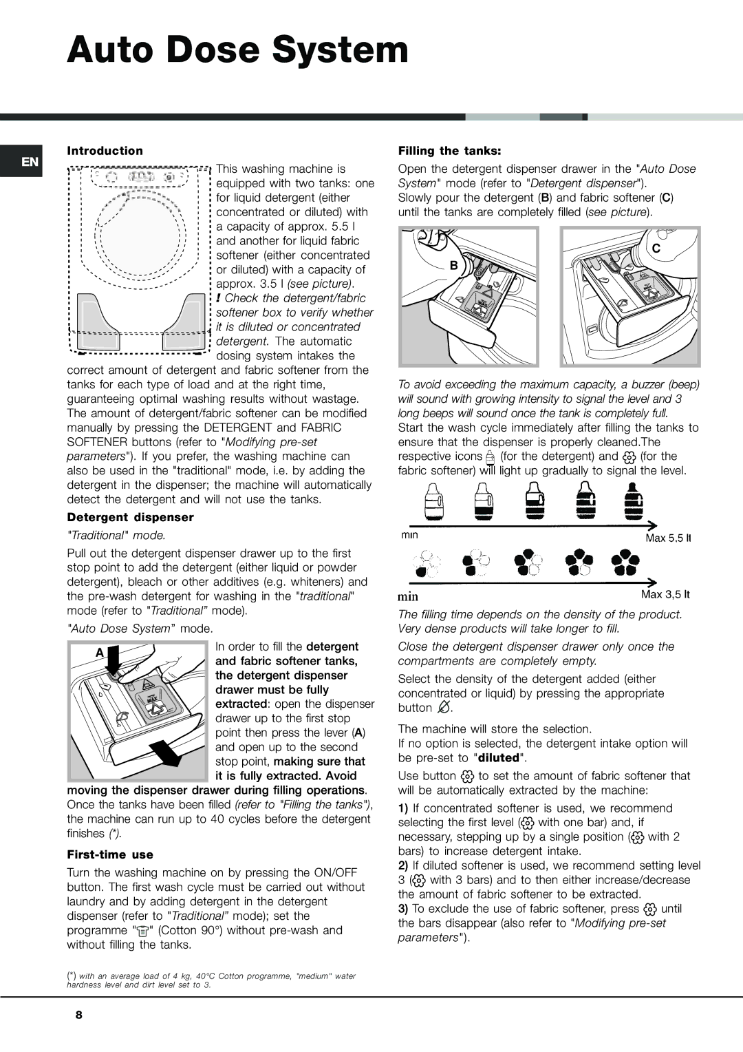 Hotpoint AQLF9F 49 U manual Drawer up to the first stop, Point then press the lever a, Open up to the second 