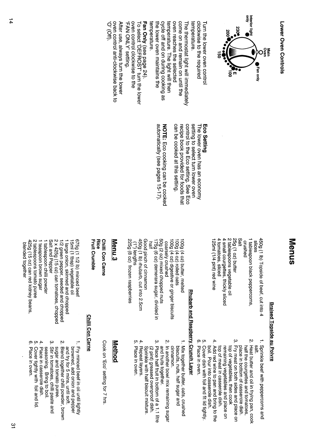 Hotpoint BD31 manual 