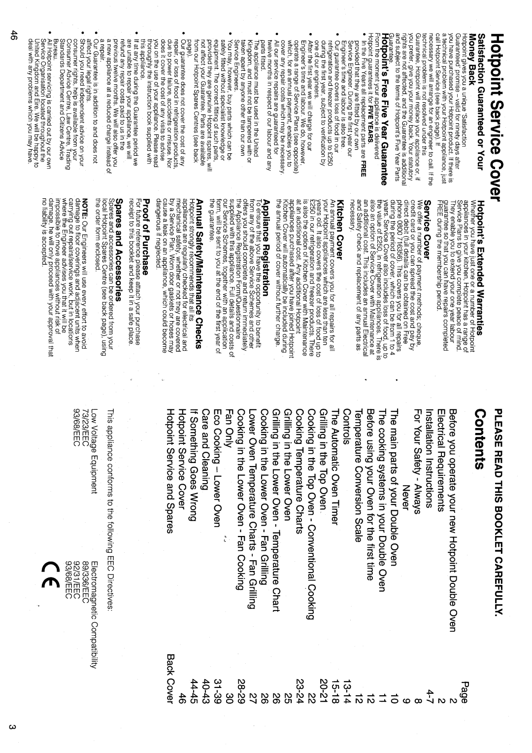 Hotpoint BD81 manual 
